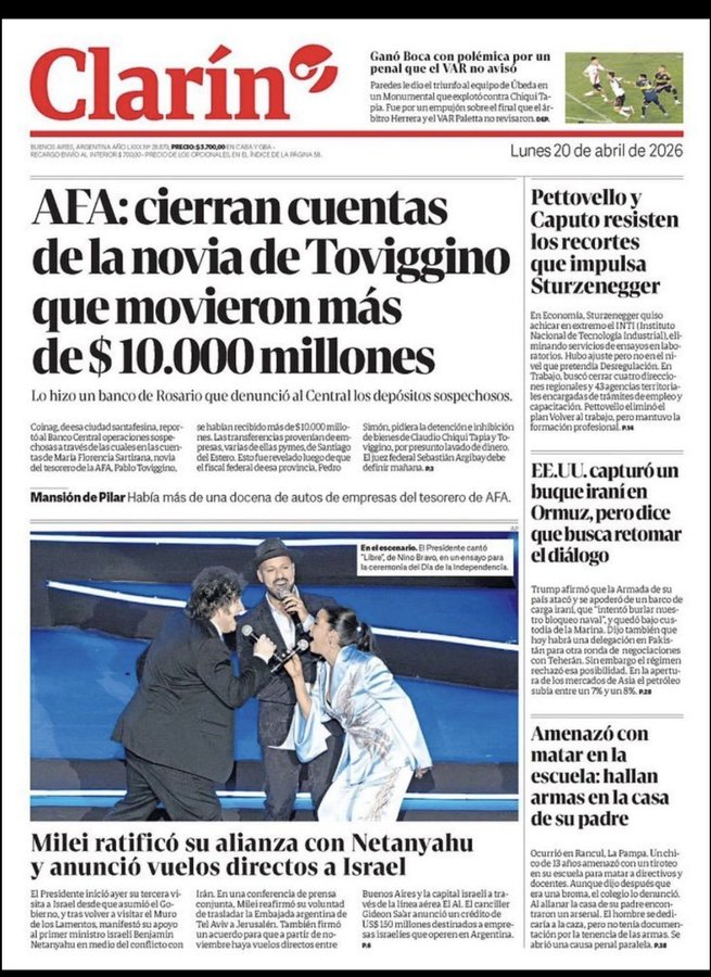 Cuando pierde el club que preside Riquelme / Cuando gana el club que preside Riquelme

La objetividad según Clarín...