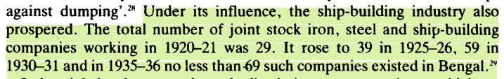 SagasofBharat's tweet photo. 4. Ship-Building industry:

Total number of joint stock iron, steel, &amp; ship building companies working in 1920-21 was 29 &amp; by 1935-36 it rose to 69. https://t.co/FD983LnVfg