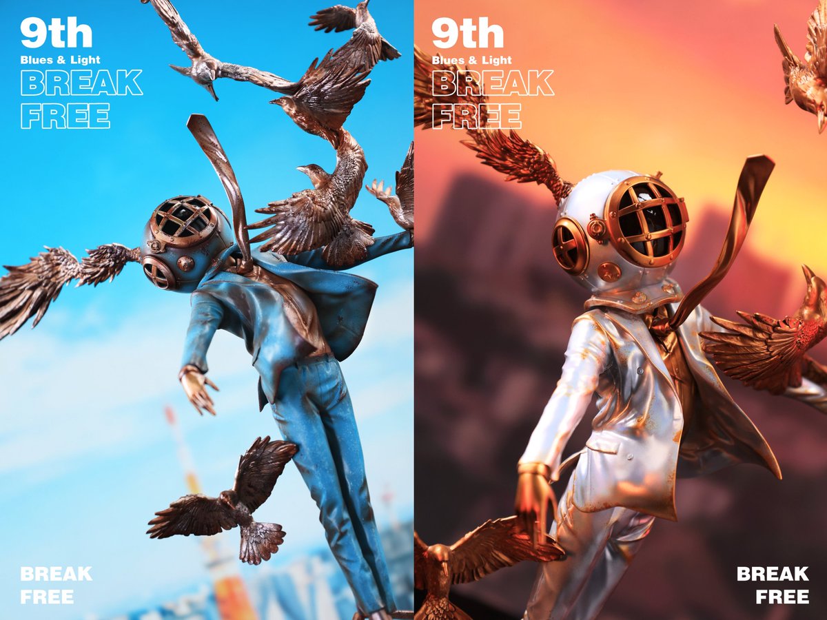 SankToys's tweet image. Available Now ✨
Break Free–Blues &amp;amp; Light, Good Night Series–Star Whisper–Gravity Wave &amp;amp; Midnight Glow, and the Tezuka x BLAXK x SankToys collaboration  are now live.

sanktoys.com/collections/sh…

#sanktoys #toys #artgallery #figureart #arttoy #toyart #toy #collection #sculpture