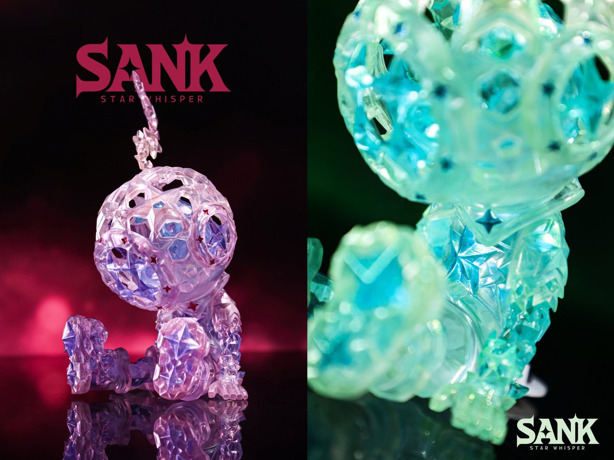 SankToys's tweet image. Available Now ✨
Break Free–Blues &amp;amp; Light, Good Night Series–Star Whisper–Gravity Wave &amp;amp; Midnight Glow, and the Tezuka x BLAXK x SankToys collaboration  are now live.

sanktoys.com/collections/sh…

#sanktoys #toys #artgallery #figureart #arttoy #toyart #toy #collection #sculpture