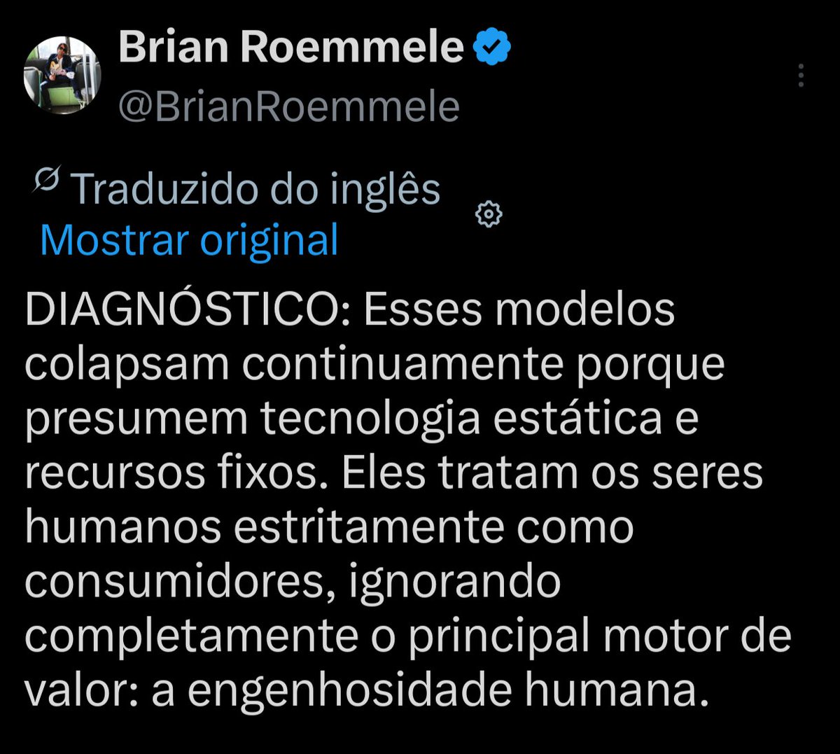 Brilhante análise honesta sobre IA 👇