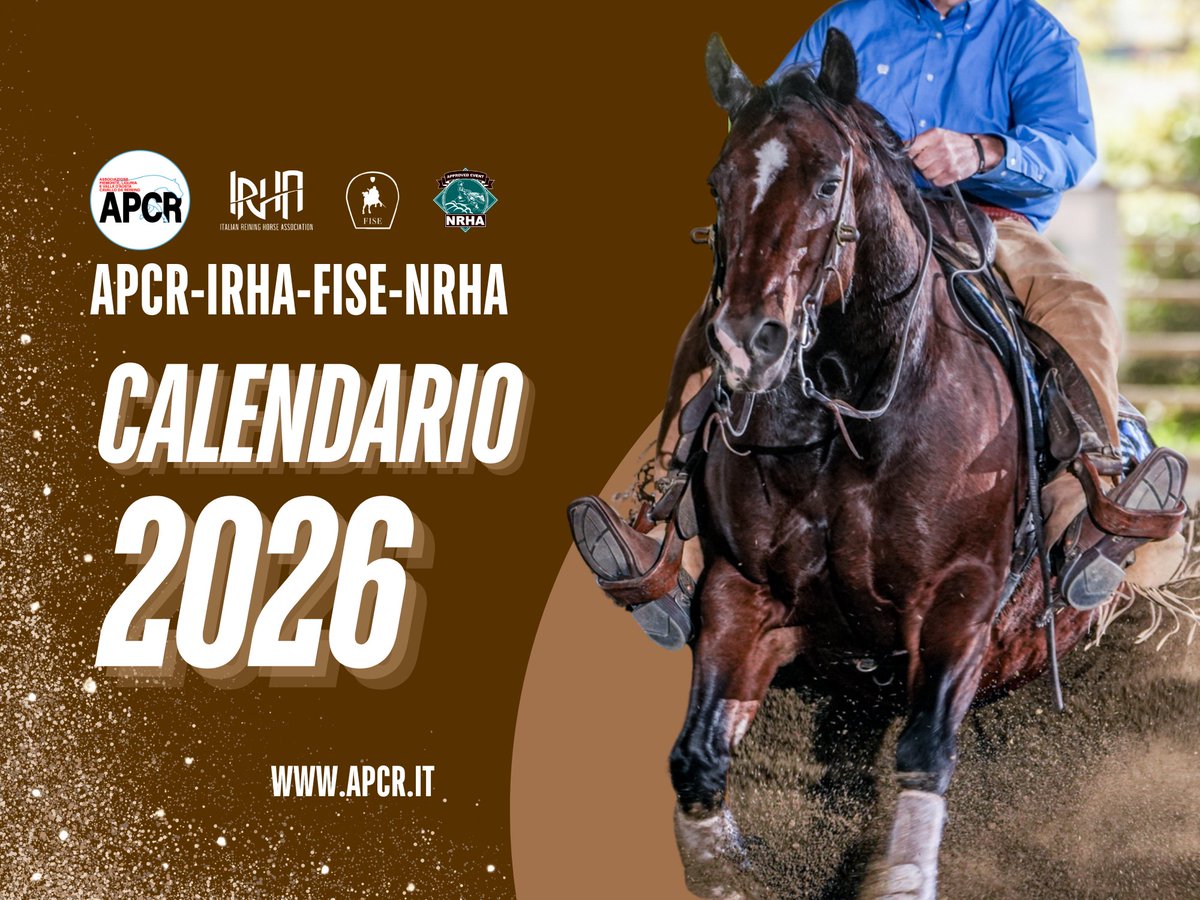 apcrReining's tweet image. Le #location e le #date #AGGIORNATE del Campionato #APCR-#IRHA-#FISE-#NRHA 2026.

#Calendario
👇👇👇
apcr.it/it/campionato-…

#Reining #ApcrReining #PiemonteReining