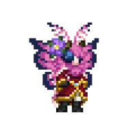 SamHansby's tweet photo. @aekurmou May I present my darling moth: Laurine. 

From Minecraft and Starbound. https://t.co/cFjlk2YK37