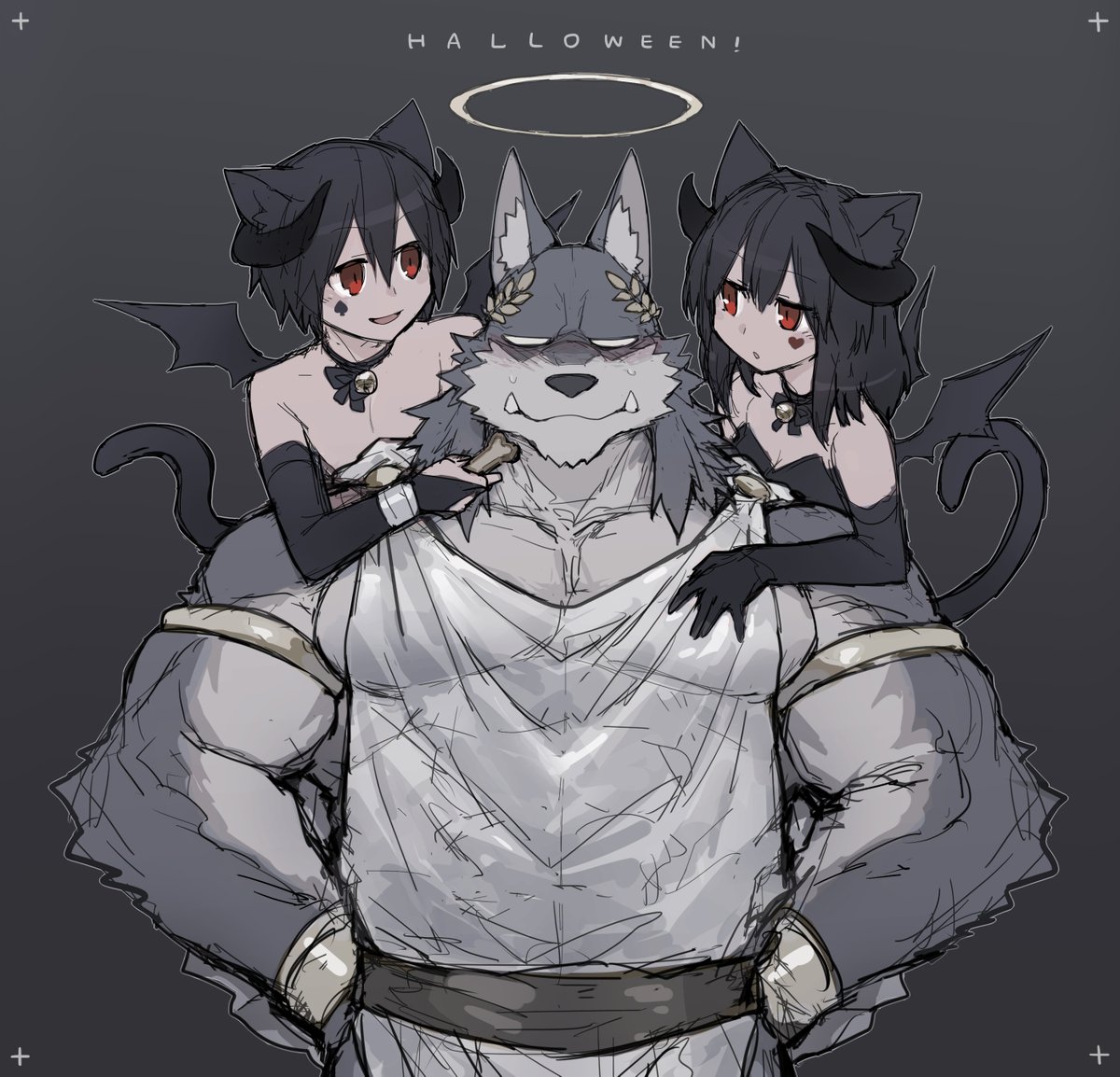 紅紫藍黒白（通称五色です） tweet media