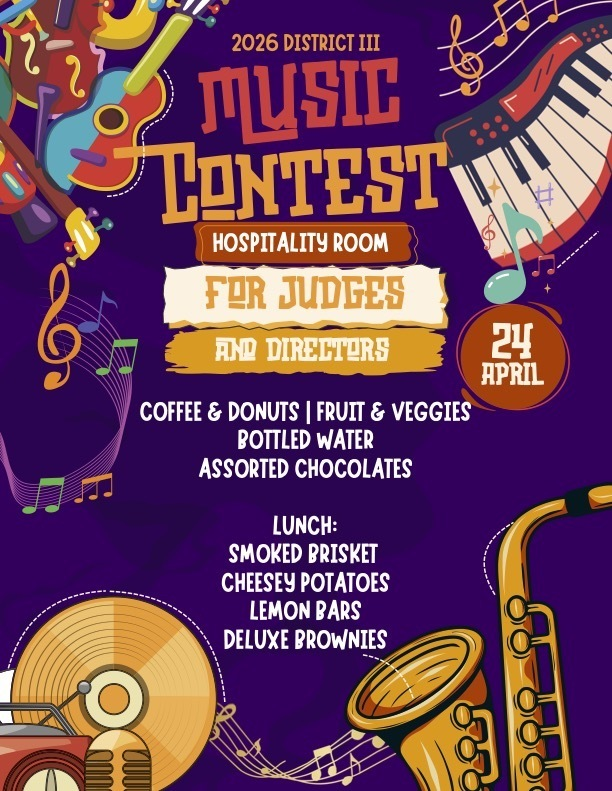lccschools's tweet photo. District Music  - Friday, April 24th at LCC High School
Information for Judges and Music Directors for District Music (see flyer) https://t.co/nIurXODQoI