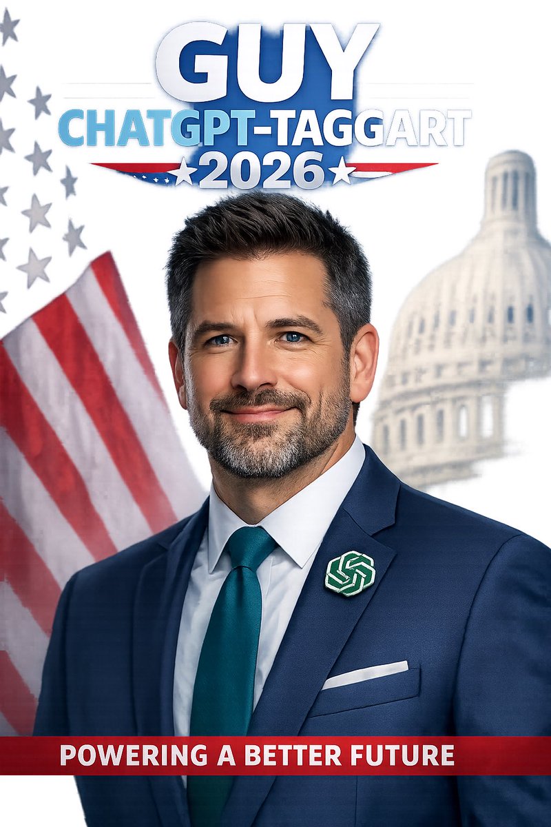 I can’t make this shit up! So <a href="/sama/">Sam Altman</a> Guy ChatGPT-Taggart is doing his glowup for his presidential run for 2028 🤣🤣🤣🤣