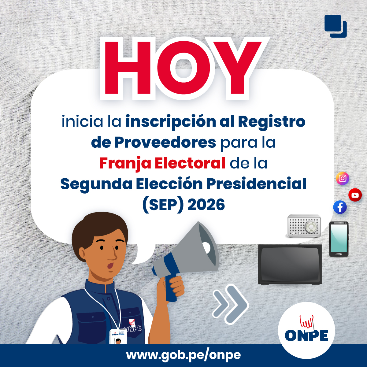 ONPE tweet media