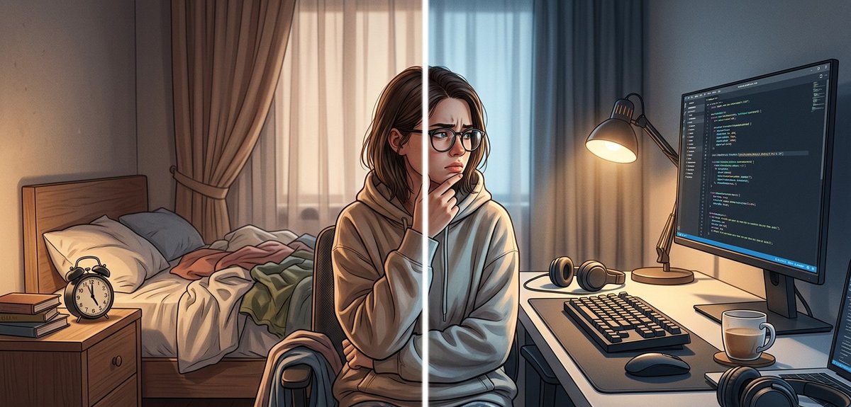 codinghub321's tweet photo. Be honest   What’s harder for you right now?  Poll options:

A) Waking up at 5 AM for deep work

B) Coding for 3+ hours without distraction

C) Staying consistent for more than 2 weeks  Vote + reply why. I read every comment. https://t.co/1AiLgzwSP5