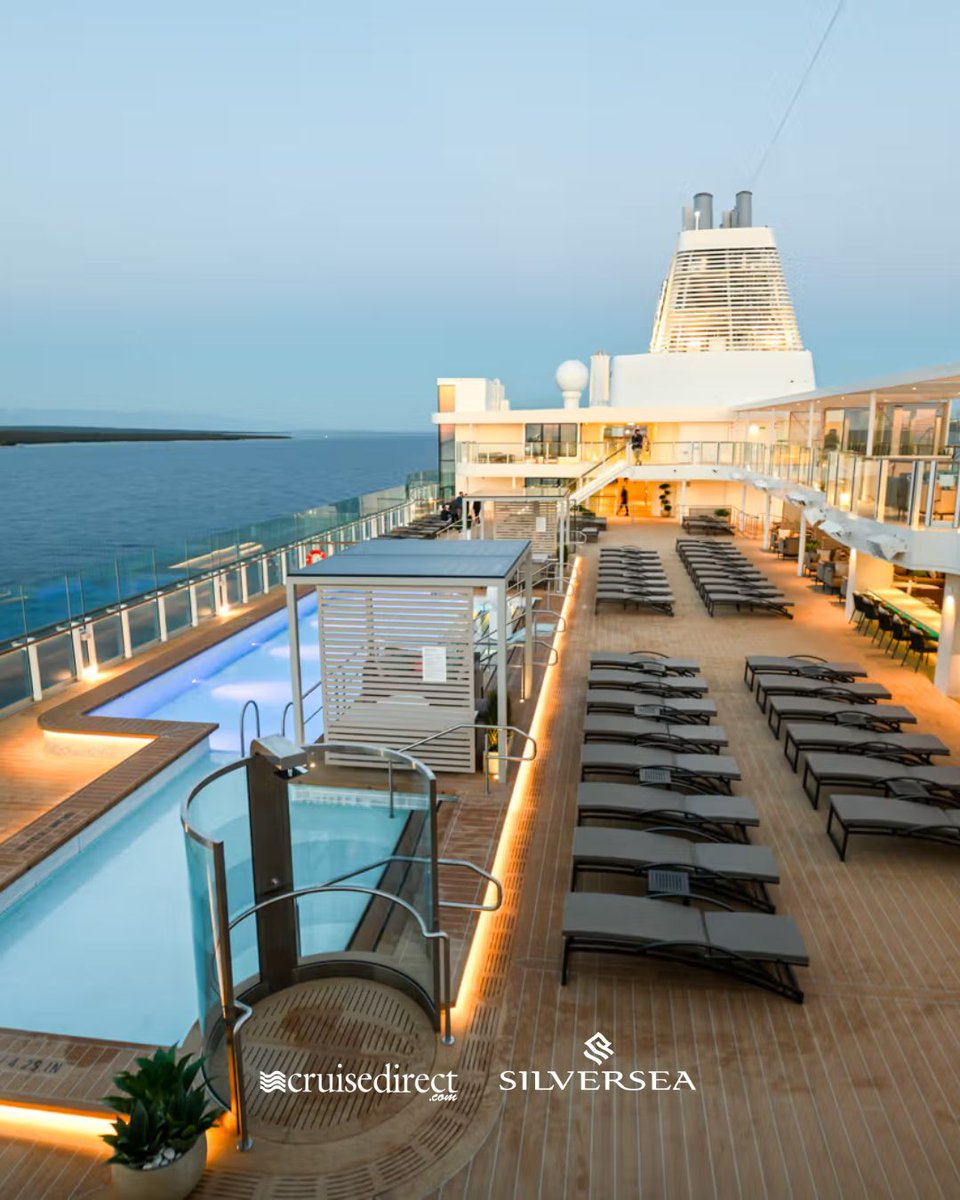 CruiseDirectInc's tweet image. Luxury cruises you didn’t know you needed 🚢 Experience all-inclusive travel with Silversea Cruises where suites, butler service, fine dining, and premium experiences are all included bit.ly/4ekqY21  ⏰ 

#luxurycruise #silversea #cruisedeals #allinclusivecruise