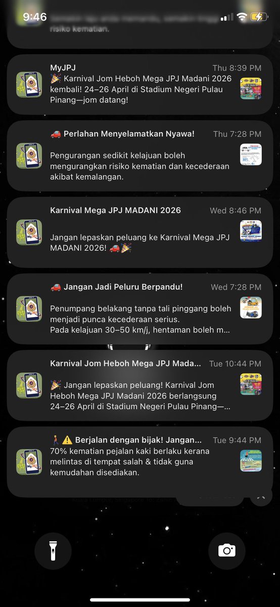 SooAnis's tweet photo. Download jpj app. Hari hari dapat reminder supaya memandu berhati hati. https://t.co/ceSuGHH5zt