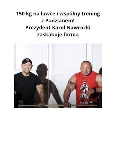 To już chyba wiemy, po co Mariusz P. był ostatnio u <a href="/NawrockiKn/">Karol Nawrocki</a> - a taka ładna ściema poszła, że wspólny trening