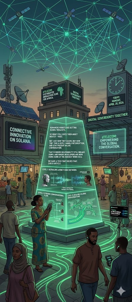 kbruabdullahi's tweet image. By addressing the infrastructure gap @dtelecom provides the framework for digital agents to communicate with natural timing.

Developing high speed network that enables real time AI to maintain a seamless conversational flow.

#VoiceAI #Web3 #Connectivity  #TechInnovation