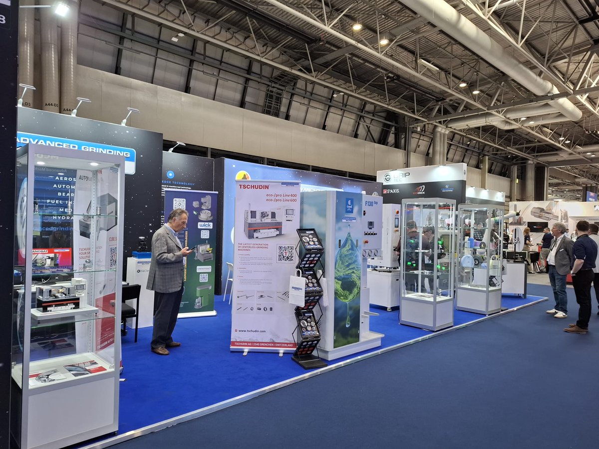 Gpainnova's tweet image. Day 1 at #MACH2026! 🇬🇧

We’re live at NEC Birmingham (Apr 20–24), showcasing #DLyte #SurfaceFinishing at 📍booth 20-418 with Advanced Grinding Solutions.

Come meet the #GPAINNOVA team and explore smarter manufacturing solutions 🤝

#DryLyte #electropolishing #MetalTreatment
