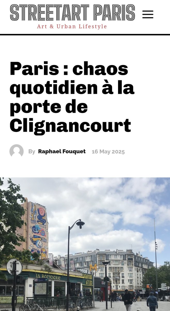 SOS PORTE DE CLIGNANCOURT tweet media