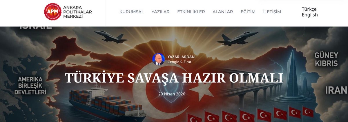 Ankara Politikalar Merkezi tweet media
