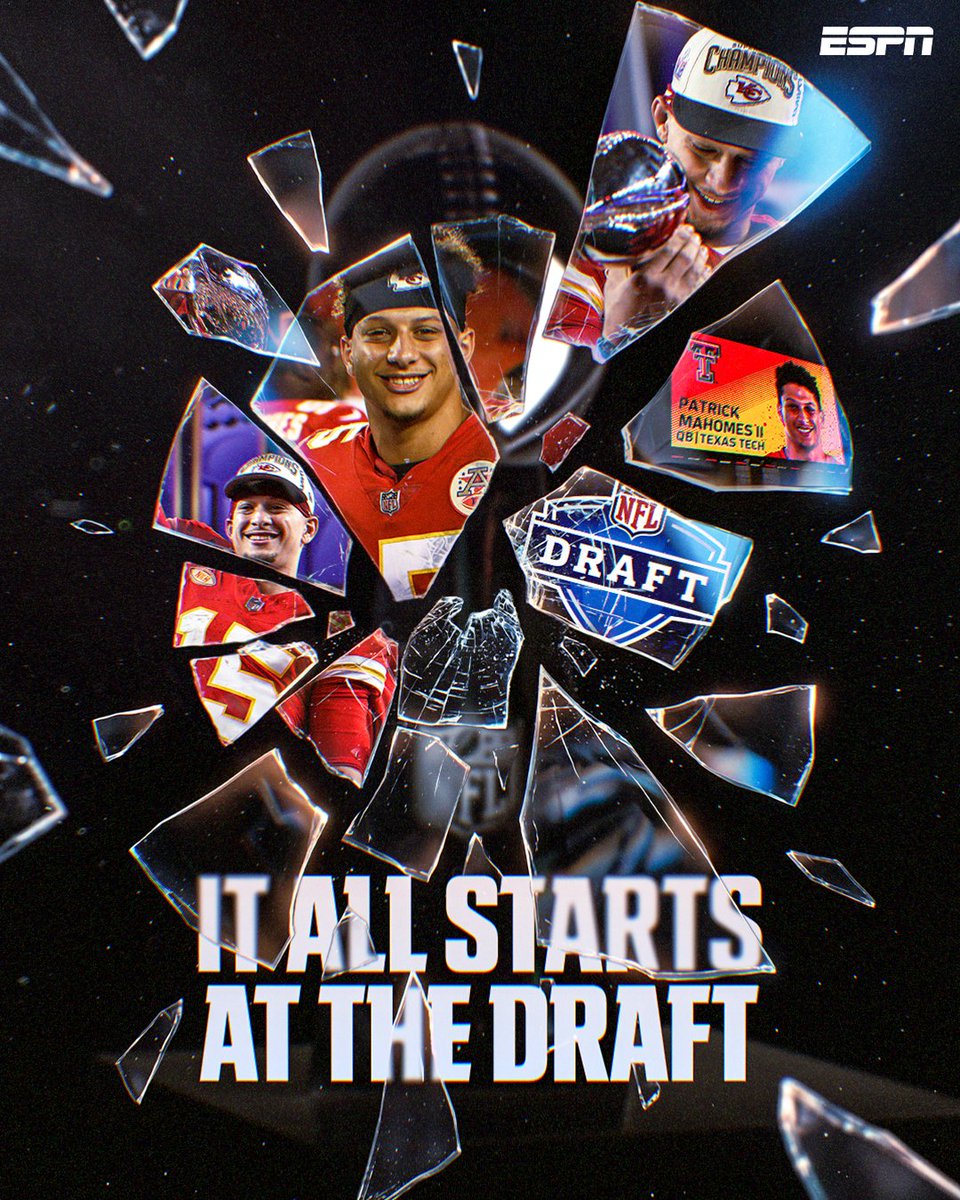 ESPNNFL's tweet image. From the 10th overall pick in the 2017 NFL draft ➡️ Two-time league MVP, three-time Super Bowl champion 🔥🏆