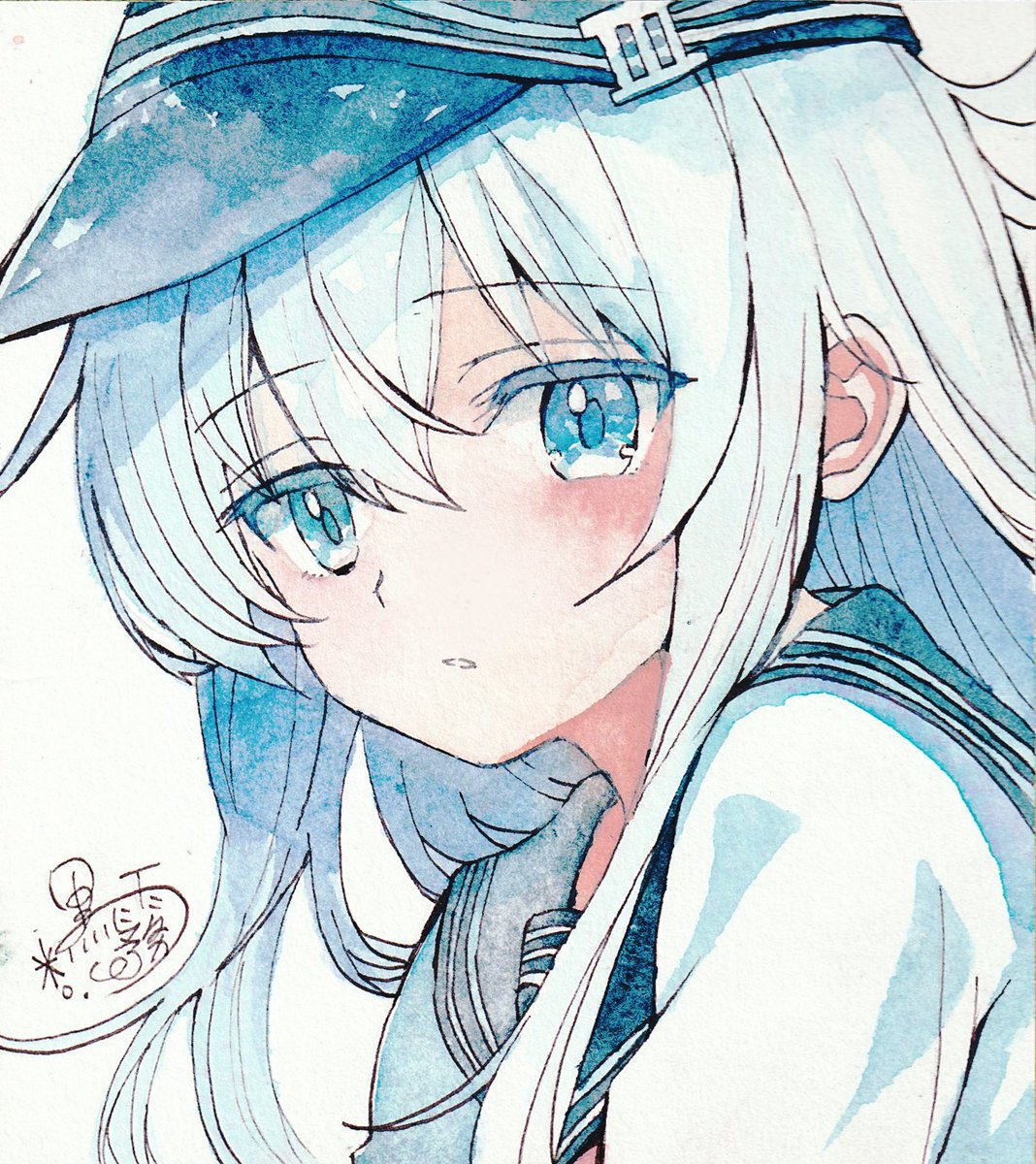 響
#艦これ版深夜の真剣お絵描き60分一本勝負
#艦これ版真剣お絵描き60分一本勝負_20260420