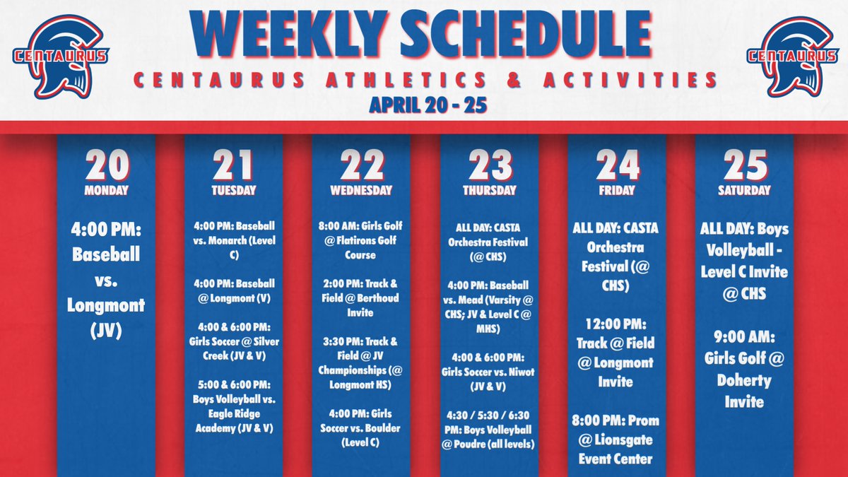 Centaurus Athletics & Activities tweet media