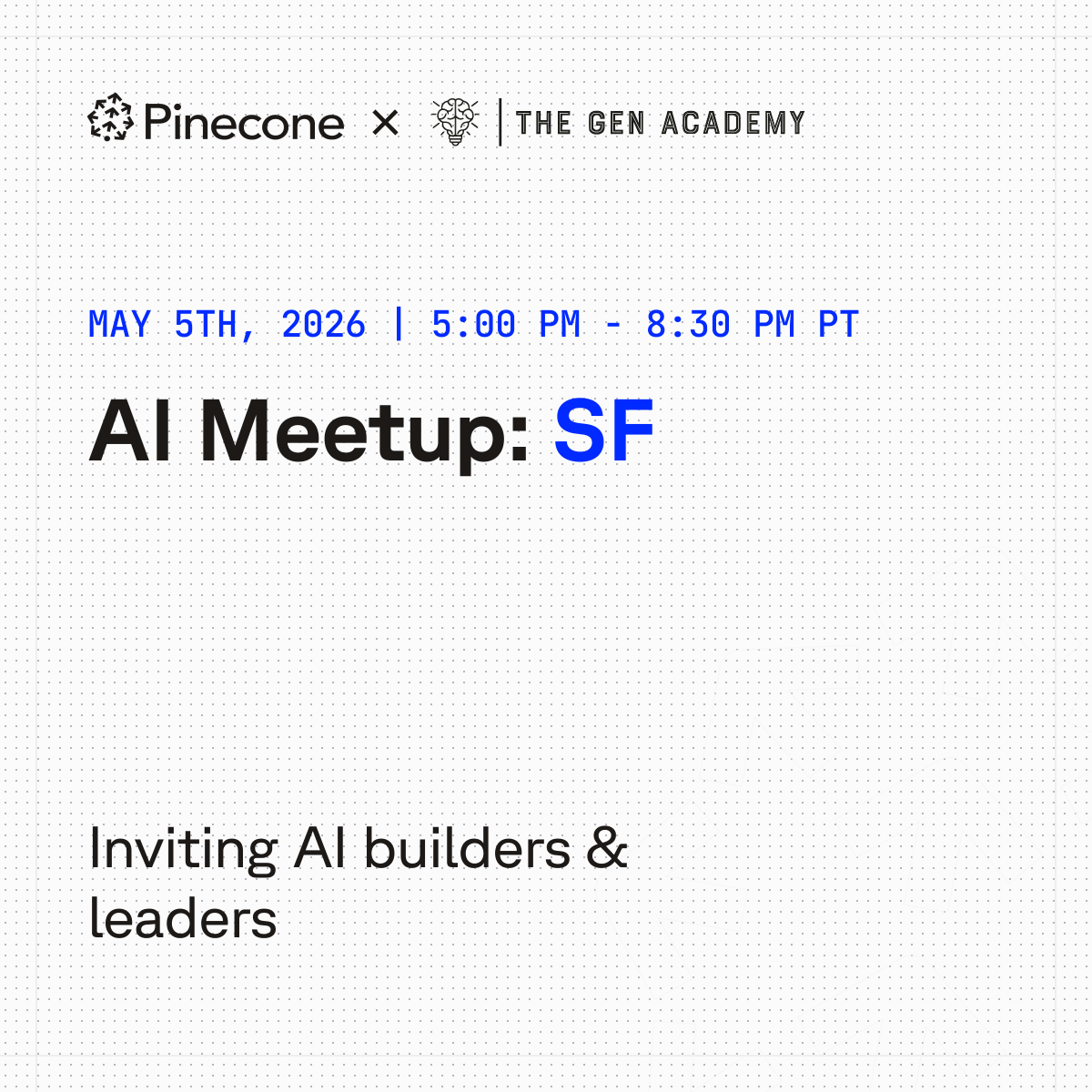 Pinecone tweet media