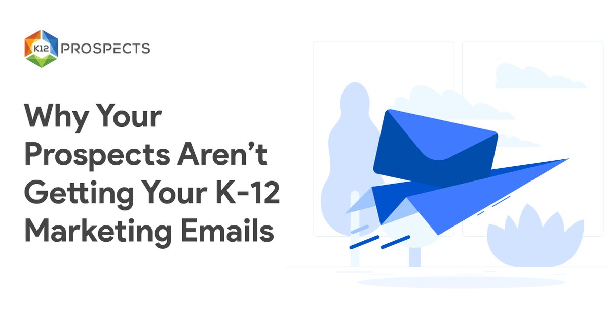 K12Prospects's tweet image. Are your K-12 marketing emails getting lost in spam filters? Here are 5 things you can do about it. bit.ly/3aZj4Is
#ESSA #fellowships #FETC #finishstrong #founders