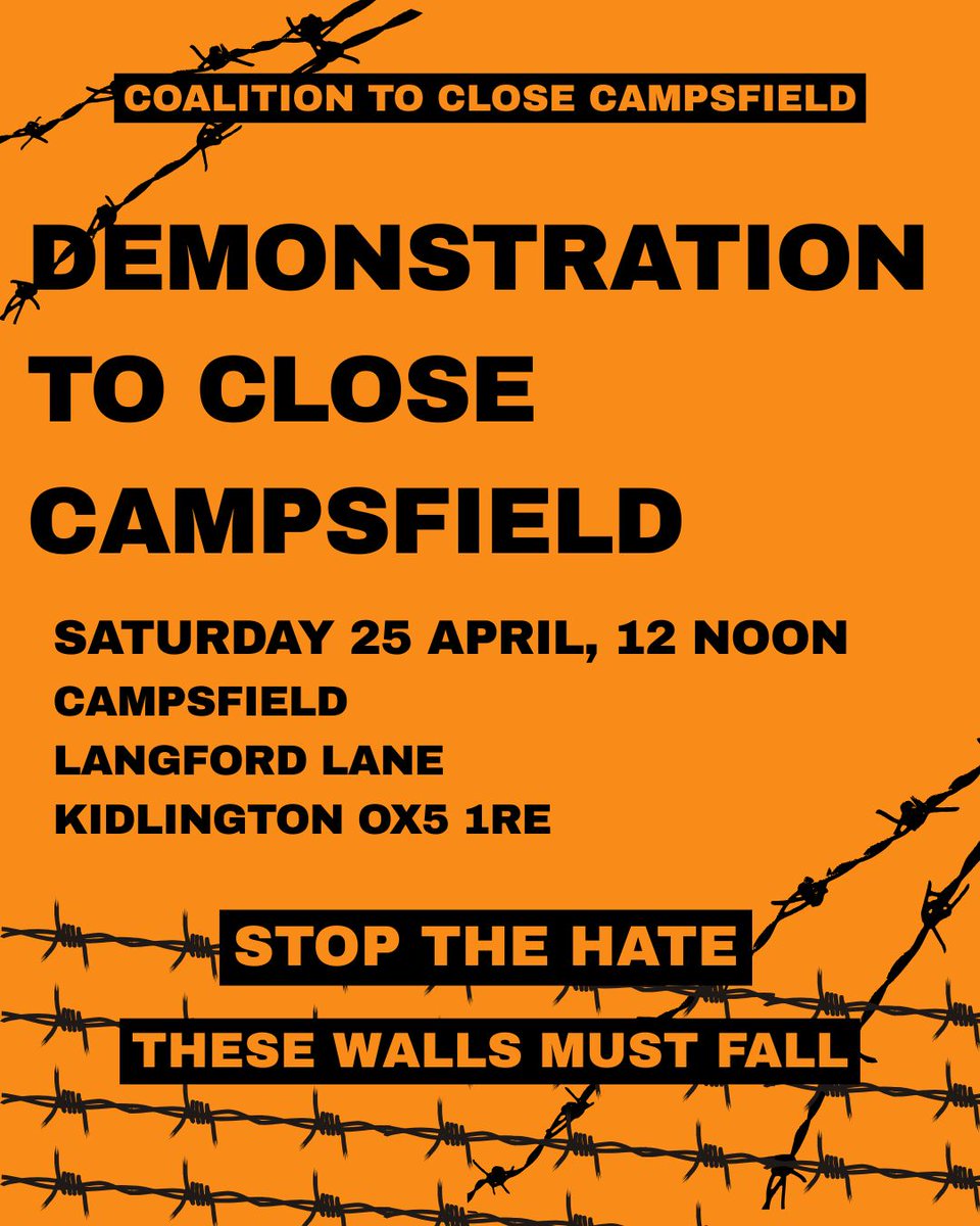 Close Campsfield 🧡 tweet media