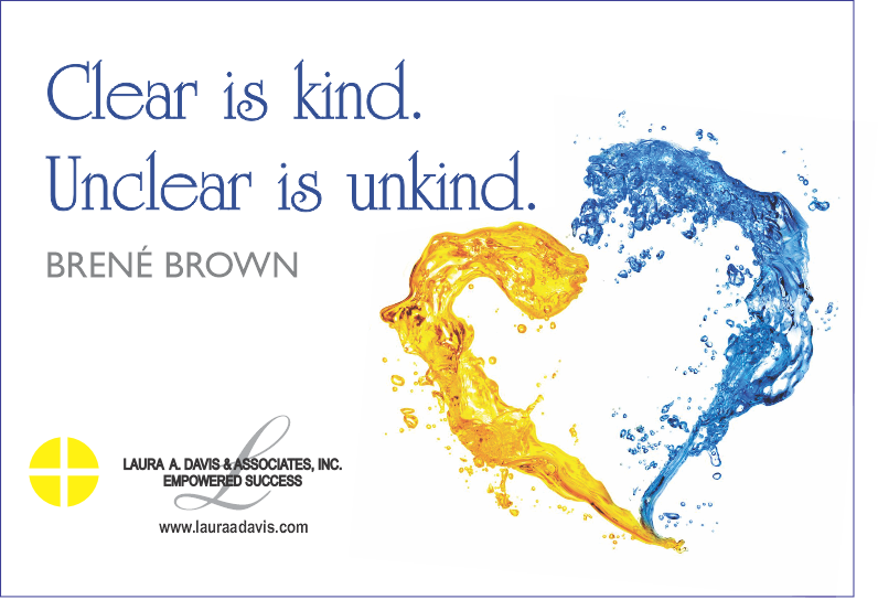 Coachlad's tweet photo. Clear is kind. Unclear is unkind. Brené Brown https://t.co/NKZTHLU4mY