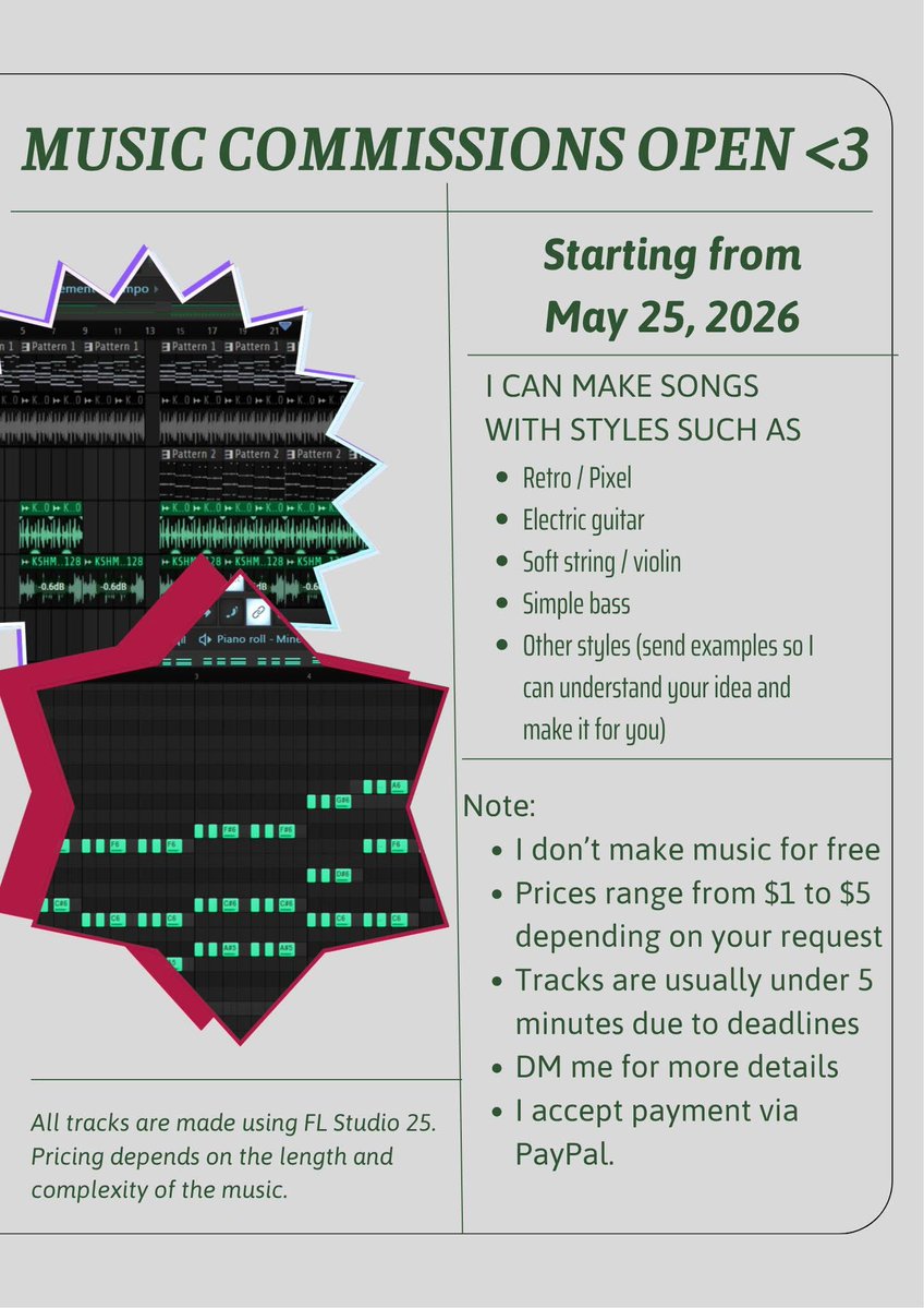 snowee0911's tweet image. Discord:joeysnow_1

youtube.com/@callmejoey01

#flstudio #commission
#fnf