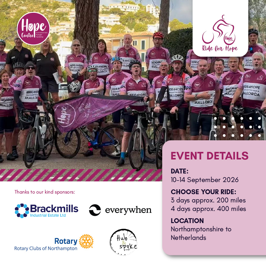 nptonhopecentre's tweet photo. Looking for a challenge in the Autumn 2026, why not come and join our Ride for Hope to the Netherlands.
Please visit our website https://t.co/MYRuyg0WJ1 to get more details or just follow the QR code to sign up
#RideForHope #CyclingChallenge #HopeCentre https://t.co/AjgFLIOeyF