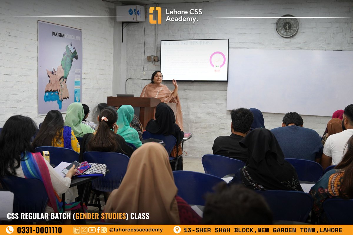 lahore_css's tweet image. CSS Regular Batch Gender Studies Class

📞 Register Now: 0331 0001110
📍 Lahore CSS Academy, 13 Sher Shah Block, Garden Town, Lahore

#LCA #CSS2026 #CivilServices #LahoreCSSAcademy #CSSFuture #CSSDreams #CSSExams #CSSCoaching #CSSTraining #CSSPreparation #CSSSuccess