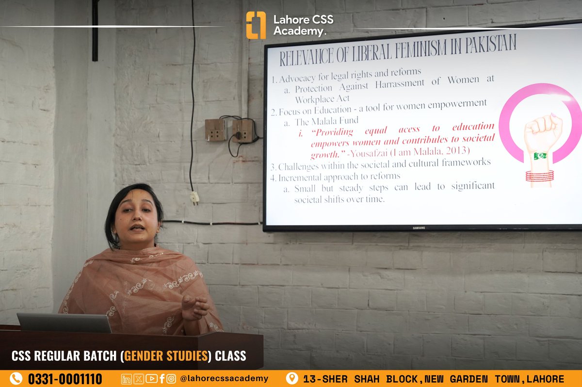 lahore_css's tweet image. CSS Regular Batch Gender Studies Class

📞 Register Now: 0331 0001110
📍 Lahore CSS Academy, 13 Sher Shah Block, Garden Town, Lahore

#LCA #CSS2026 #CivilServices #LahoreCSSAcademy #CSSFuture #CSSDreams #CSSExams #CSSCoaching #CSSTraining #CSSPreparation #CSSSuccess