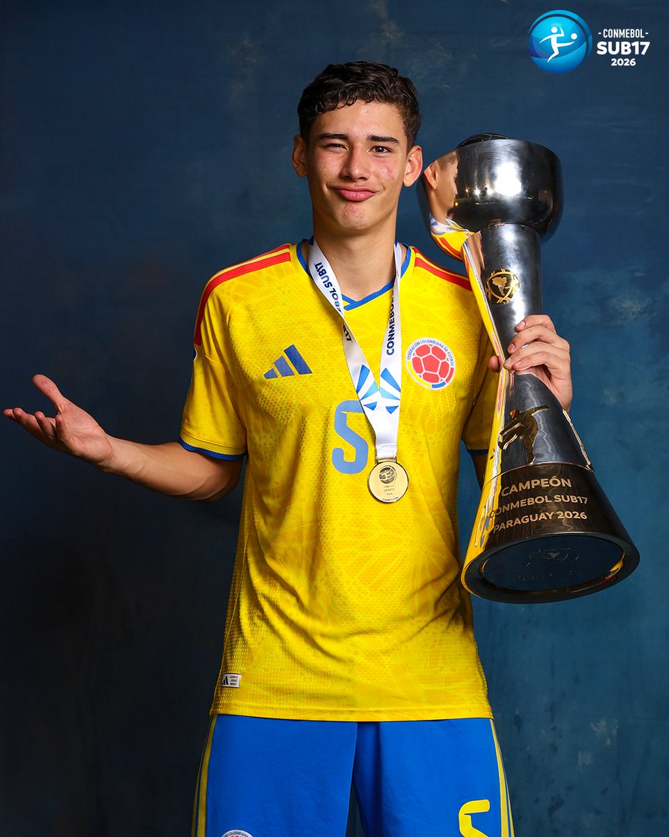 Simón Rojas, el 5 del campeón de la CONMEBOL #Sub17 🇨🇴🏆