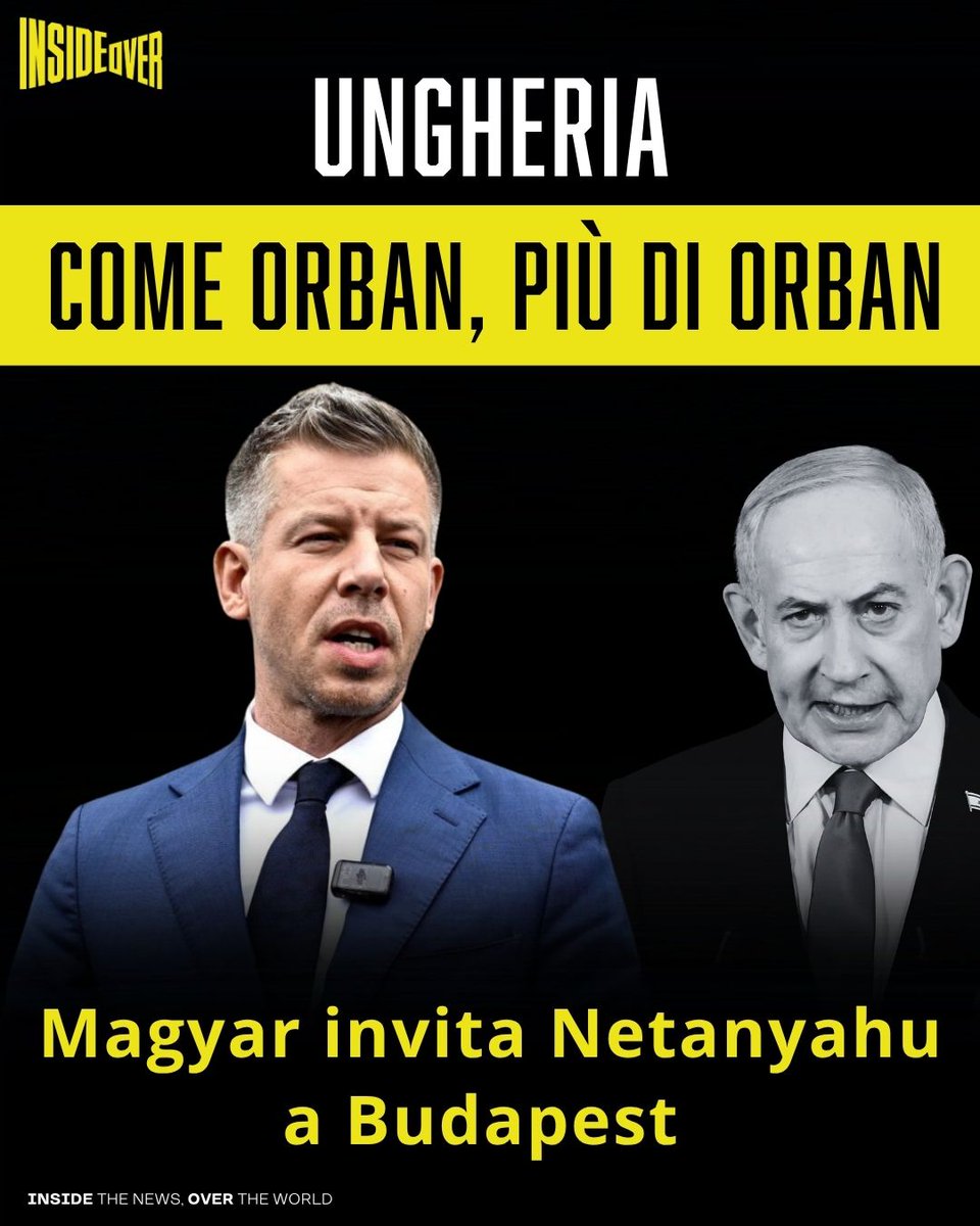 insideoverita's tweet image. L’invito rivolto dal neoeletto premier ungherese Peter Magyar a Benjamin Netanyahu per una visita di Stato non è un gesto protocollare e neppure una semplice continuità diplomatica con il passato governo ungherese. 

È una sfida aperta alla Corte Penale Internazionale da parte