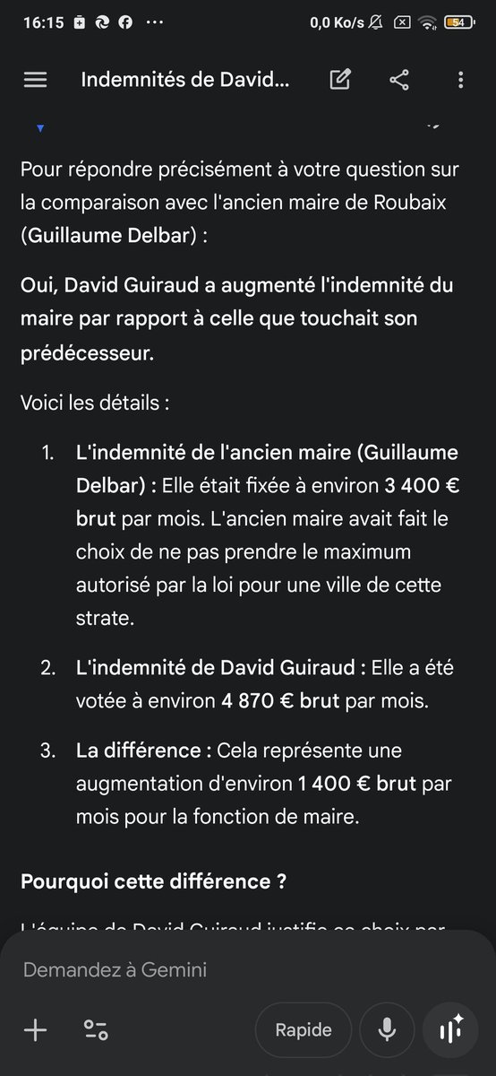 dess_andy's tweet photo. @gokusan9419 @Stephane_Abad @GuiraudInd Il a bien augmenté ses indemnités de +1400€ par rapport à l'ancien maire... DE DROITE. Tiens cadeau "Ak" ☺️ https://t.co/38T8RH9IPT