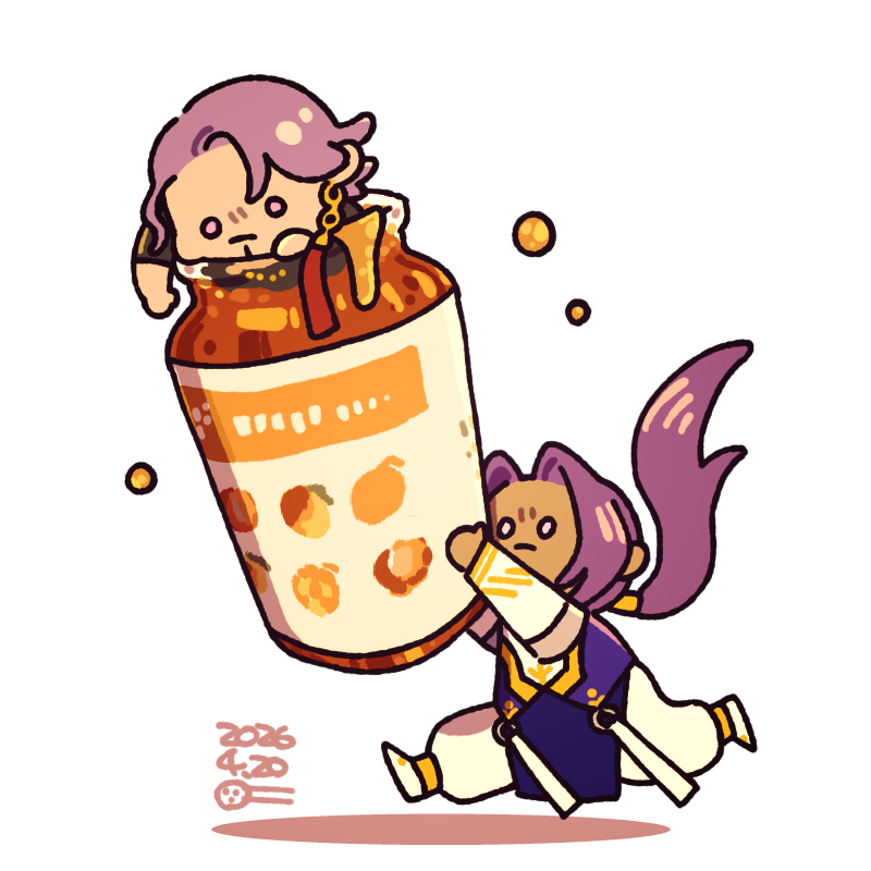 【らくがき】FGO：ドゥリーヨダナとビーマ
今日はジャムの日。