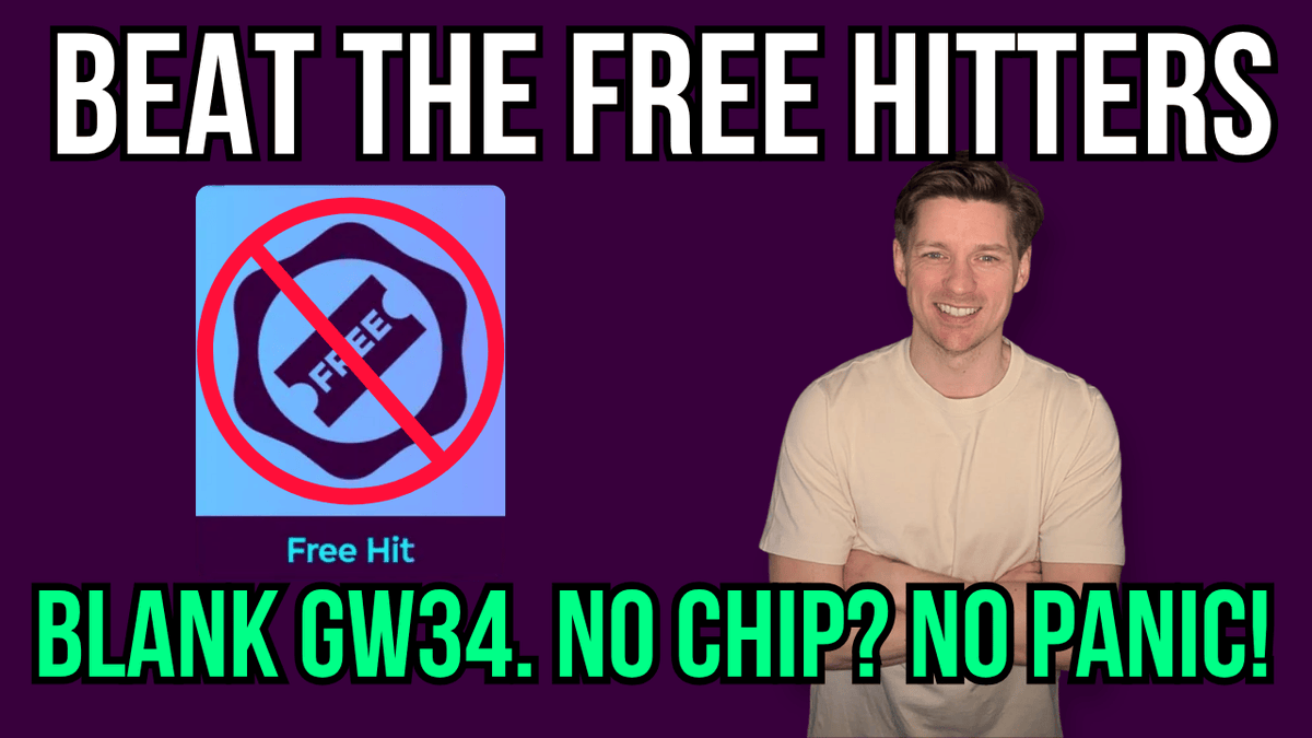 FPLHauly's tweet photo. 500k managers bench boosted GW33.

Now they're all playing their free hit in the biggest blank of the season.

I'm navigating GW34 with free transfers only — here's exactly how I'm doing it https://t.co/qnk0jPmOXF https://t.co/6ISnnPJqDv