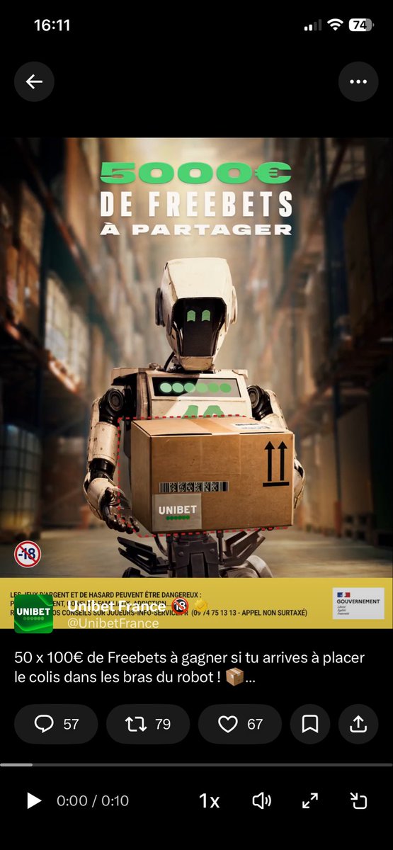 matdeb77's tweet photo. @UnibetFrance https://t.co/m353W6hc9F