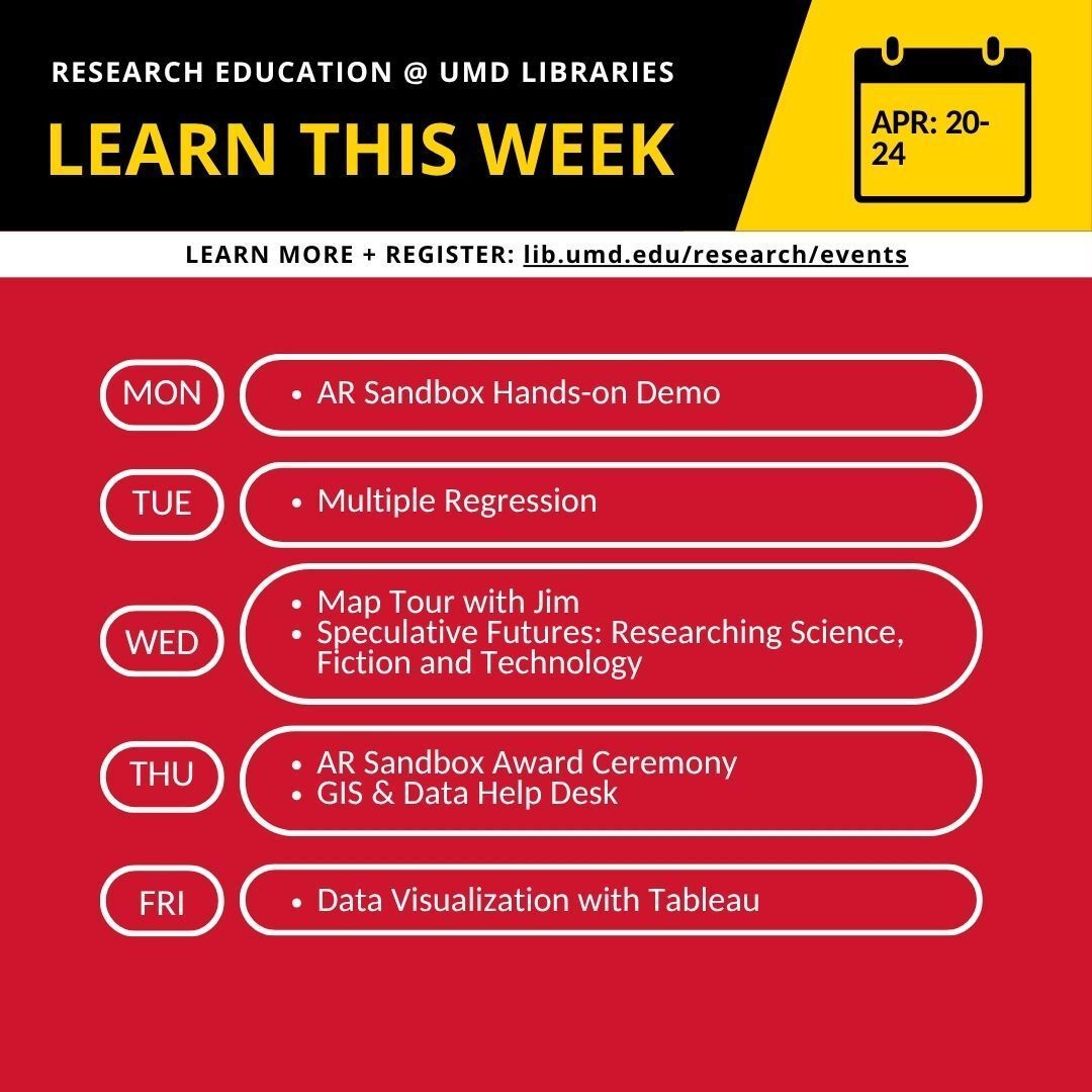 UMD Libraries tweet media