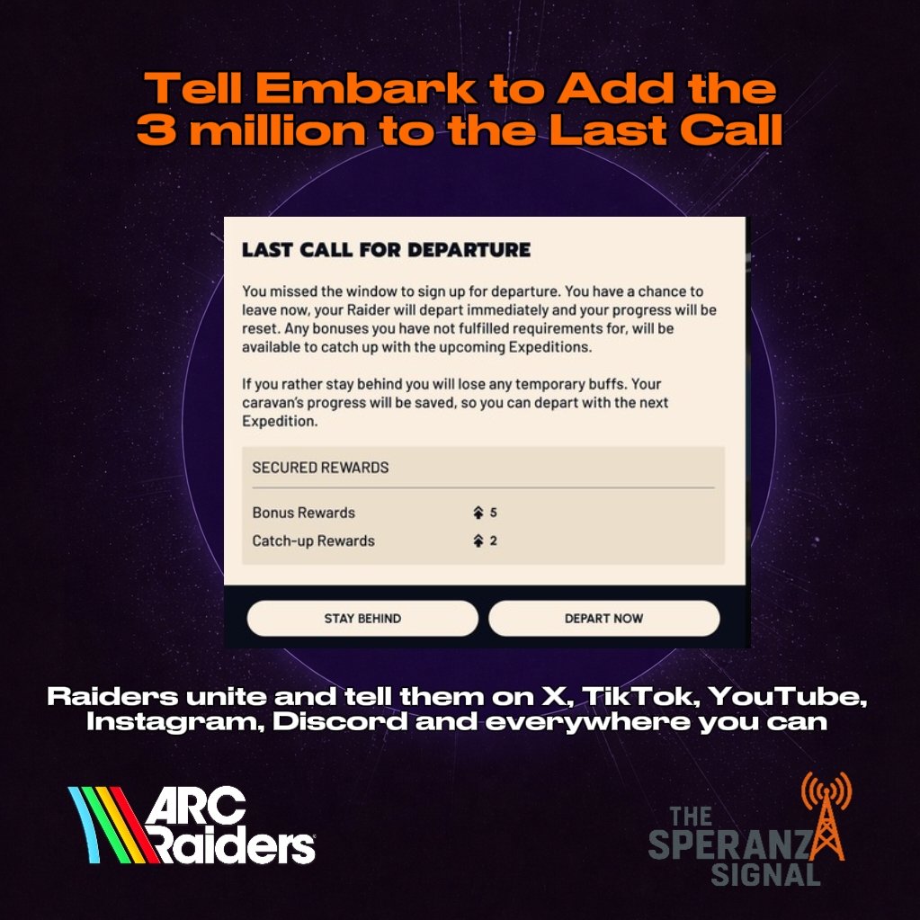 The Speranza Signal tweet media