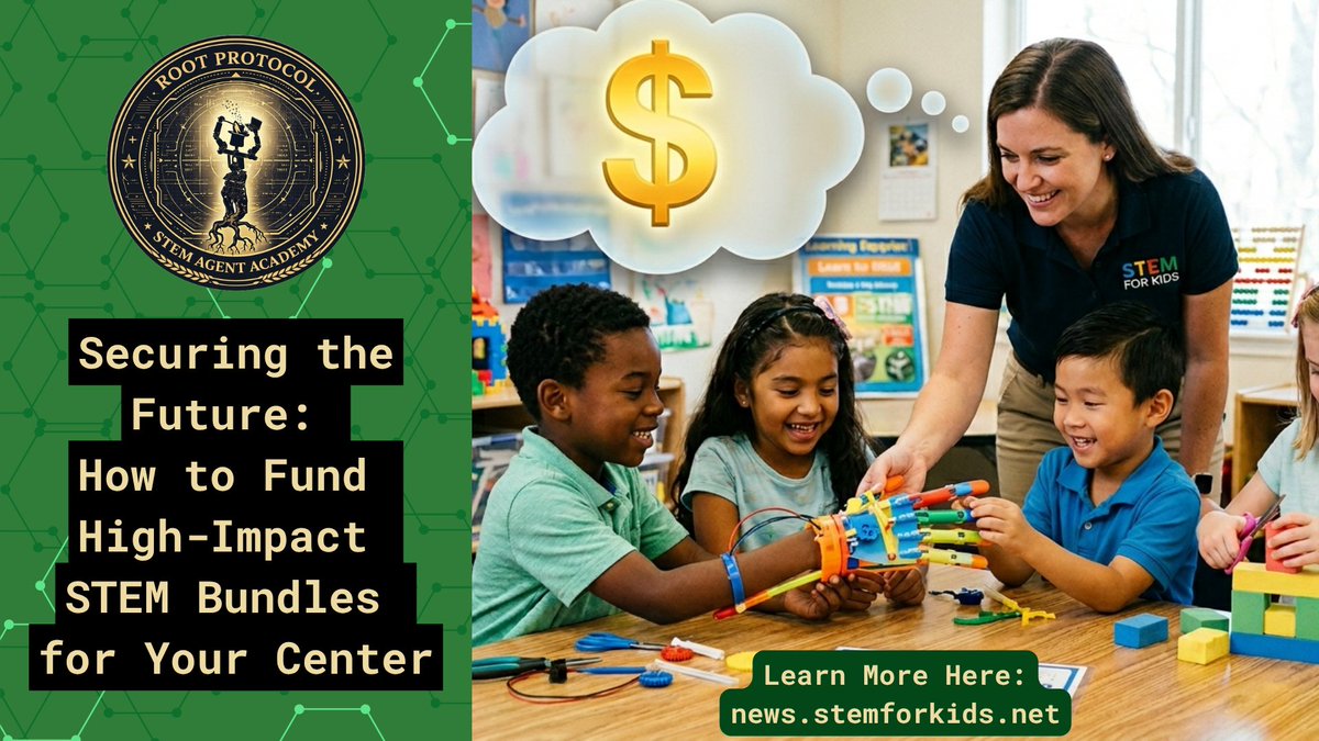 EngineerSTEM's tweet image. 98% of 5yos are "creative geniuses," but only 12% stay that way by age 15. How do we stop the Curiosity Crisis? 🛑 By building a Human Bridge! 🌉 My latest blog shares how to fund high-impact STEM for your center: news.stemforkids.net/blogs/affordab… #STEM #Education #CuriosityCrisis