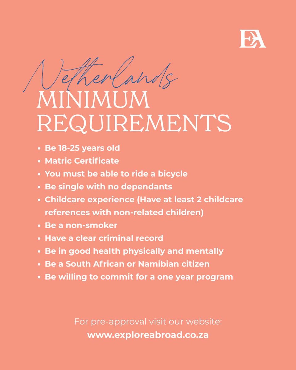 AyandaMadonna's tweet photo. AU PAIR IN THE NETHERLANDS๐ณ๐ฑ
๐ฒ Canal bike rides
โ Cute cafรฉ moments
โ๏ธ Weekend trips across Europe
Live, work & travel while earning, with your visa, stay & support included Click here to get started: https://t.co/Neumg3wSNs
#AuPairInTheNetherlands #AuPairAbroad #ExploreAbroad https://t.co/H6Cqjahokx