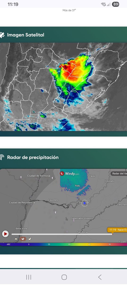 Se viene mal tiempo. Por la tarde debería comenzar a llover. Mañana martes es muy probable q llueva mucho.