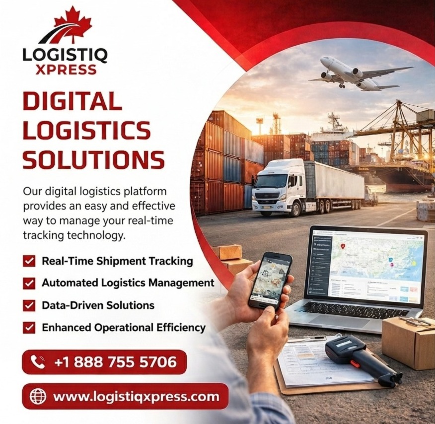 logistiq_xpress's tweet image. Go digital with Logistiq Xpress! Real-Time Tracking, Automated Logistics, Data-Driven Solutions &amp;amp; Enhanced Operational Efficiency. 

📞 +1 888 755 5706 🌐 logistiqxpress.com 

#DigitalLogistics #Tracking
