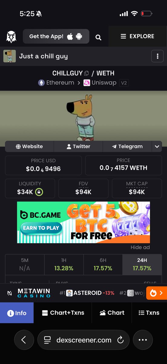 Cryptofanhzxa's tweet image. $chillguy #chillguy 
@ethereum