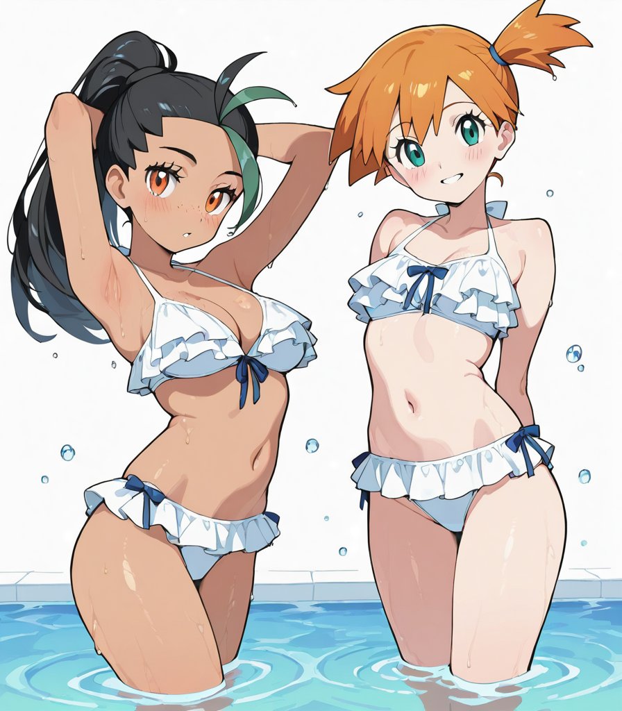 Nemona &amp; Misty Couple 🎀😎

Nemona / Menzi / ネモ / 네모 / 妮莫
&amp;
Misty / Ondine / カスミ / 이슬 / 小霞

More Nemona &amp; Misty? -> Visit Profile
SFW #SFW