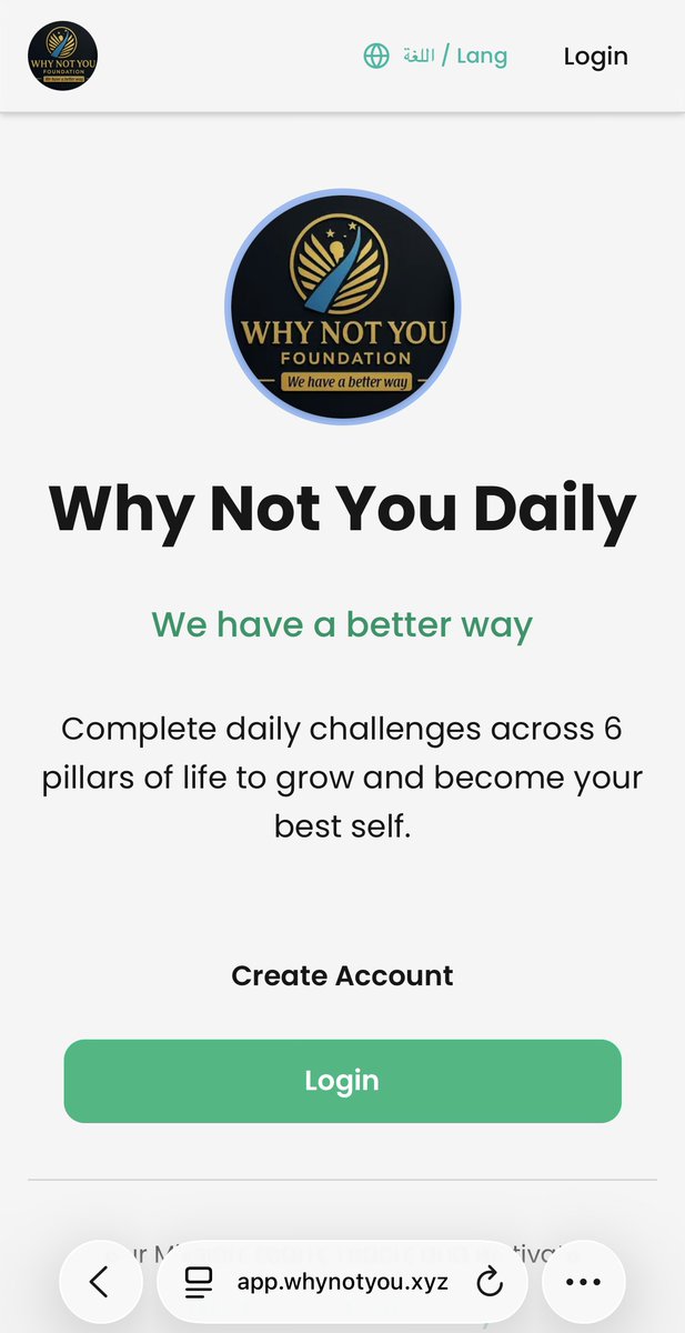 why Not You App tweet media