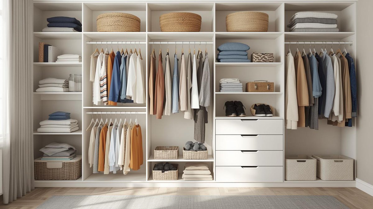 NiecieDraper's tweet image. Need more space for clothes and shoes? If your closet feels cramped, try these 10 creative wardrobe storage solutions to maximize your space and keep things organized. 😉

#Home
 LocalInfoForYou.com/339773/creativ…
