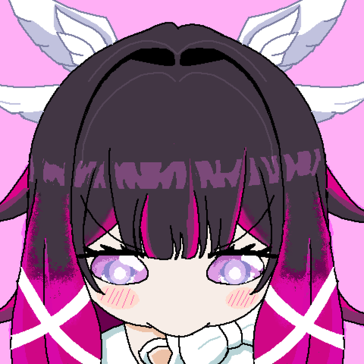 Columbina when Lauma scolds her.
#GenshinImpact #Columbina #Pixelart