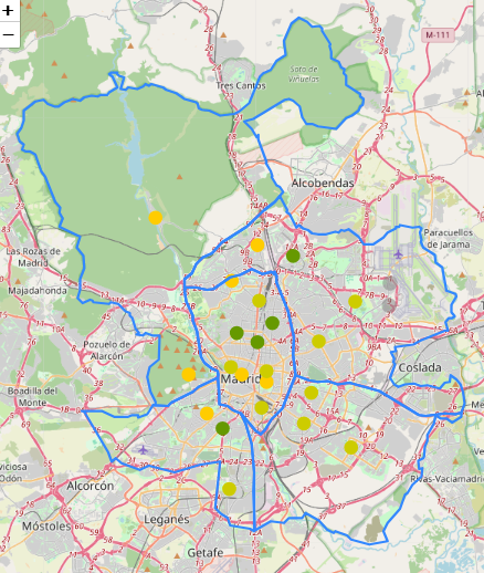 Calidad del Aire en Madrid tweet media