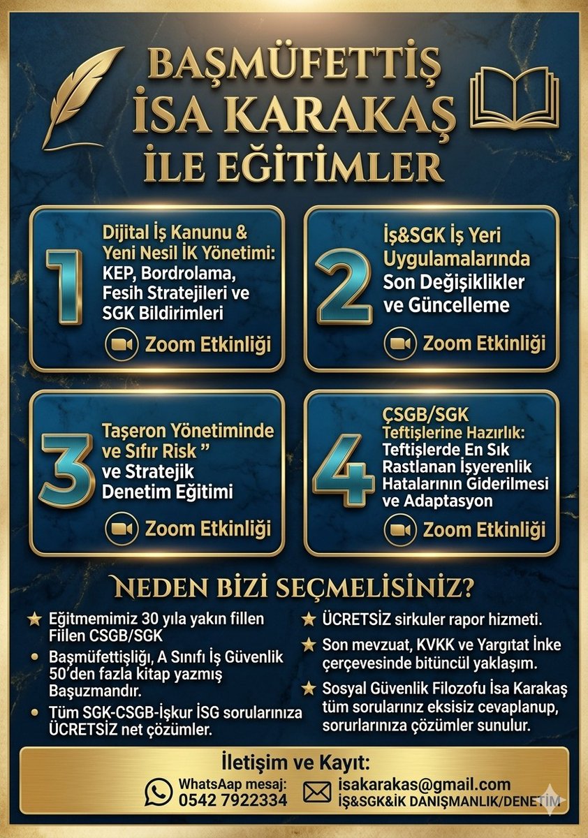 isakarakas's tweet image. #ik #hr #sgk #insan #kaynakları #muhaseb #humanresources #firma #işveren #işyeri #fesih #özlük #bordrolama #denetim #danışmanlık