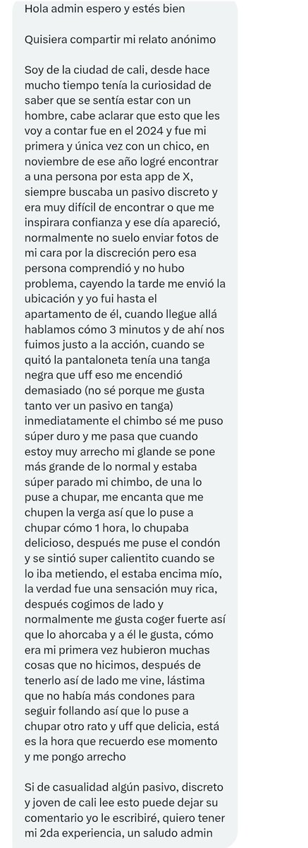 RelatosMedellin's tweet photo. Recopilación de varios relatos cortos, uber, primera vez, cruising y grindr. 🔥

Envíen sus relatos al DM.

#MorboMedellín #CruisingMedellín #Relatosgay
#Exhibicionismogay #VoyeurMedellín #PajerosMedellín https://t.co/arl605Ingm